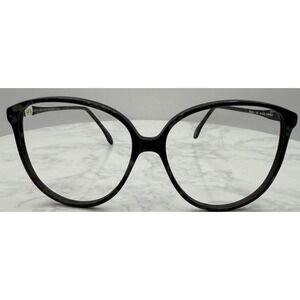 Georges Marciano Model 136 Eyeglass Frames Black‎ Marble Hand Made Italy